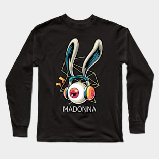 Listening Madonna Long Sleeve T-Shirt